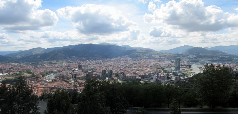 Bilbao Panorama vom Hausberg