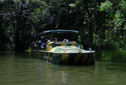 Fahrt mit Army Ducks durch den Busch