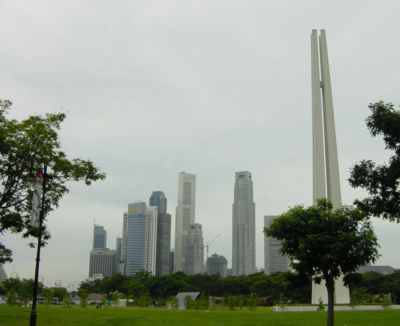 Blick auf weitere Skyscraper in der City