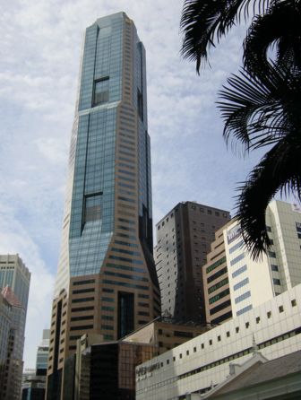 Schner Wolkenkratzer im Zentrum der Stadt